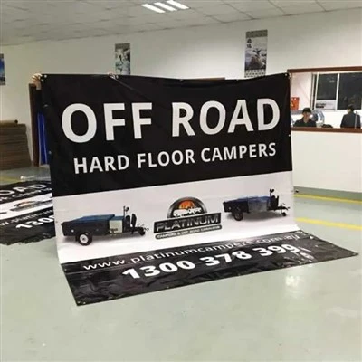 Sab nraum zoov PVC Banners kos npe